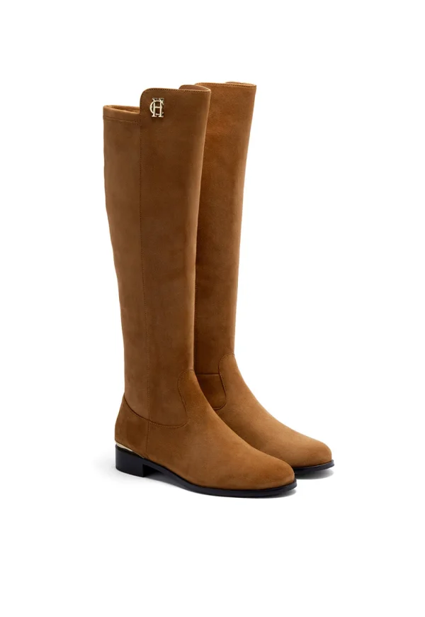 Online Albany Knee Boot - Tan Suede Women Footwear | Boots