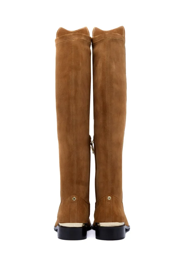 Online Albany Knee Boot - Tan Suede Women Footwear | Boots