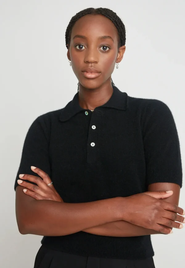 Discount Alchemist Polo - Black Women Tops & Tees