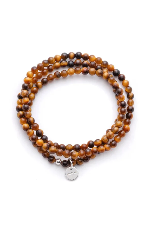 Online Amuleto Wrap Bracelet - Tigers Eye Women Jewellery | Jewellery