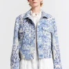 Best Antiquarian Jacket - Natural/Blue Women Blazers & Jackets