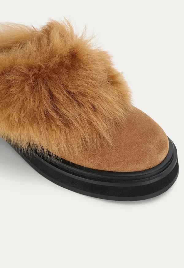 Online Apollo Mule - Gingerbread Suede Women Flats | Footwear