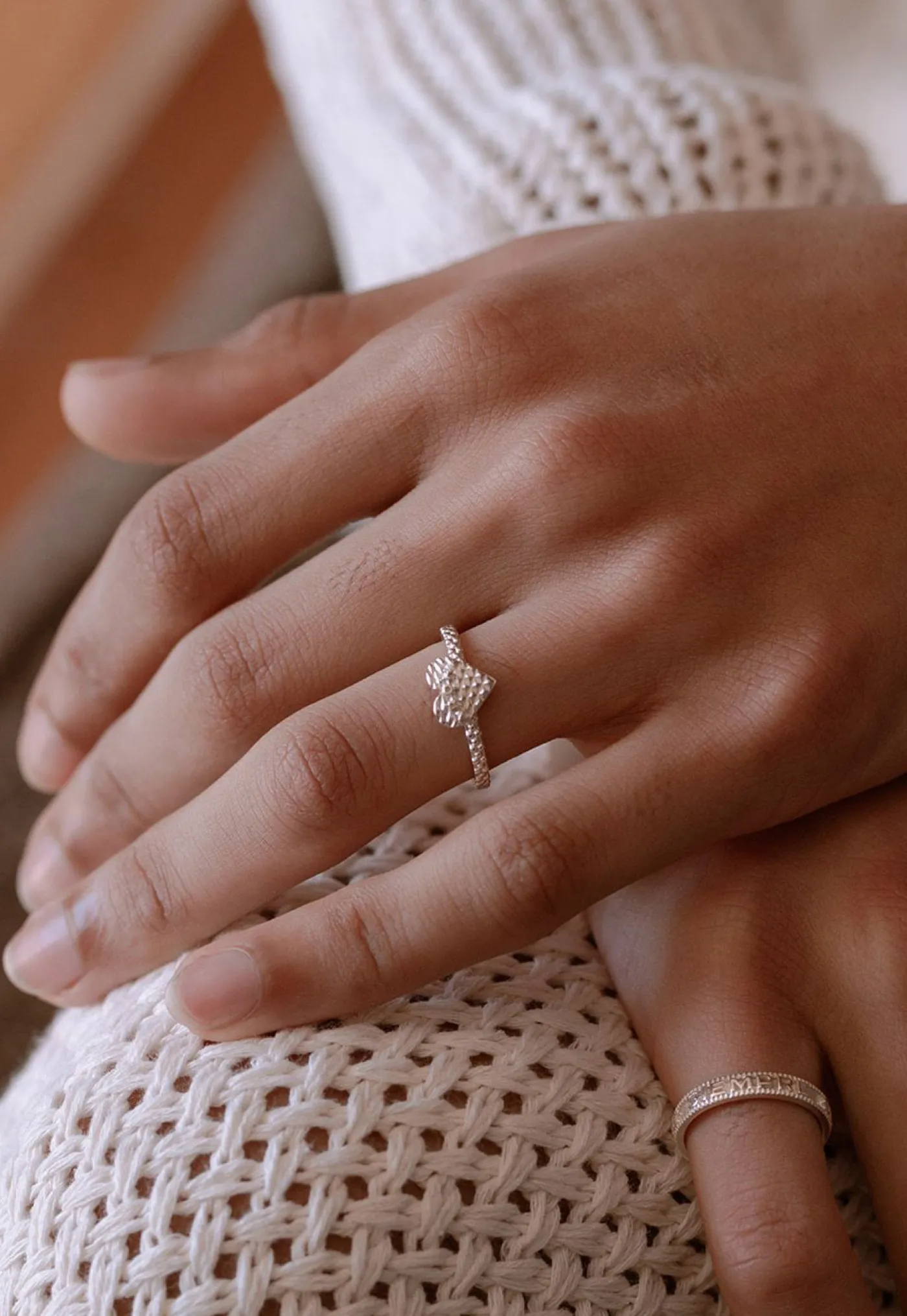 aroha_heart_stacker_ring_1.webp Online Aroha Heart Stacker Ring Women Jewellery | Jewellery