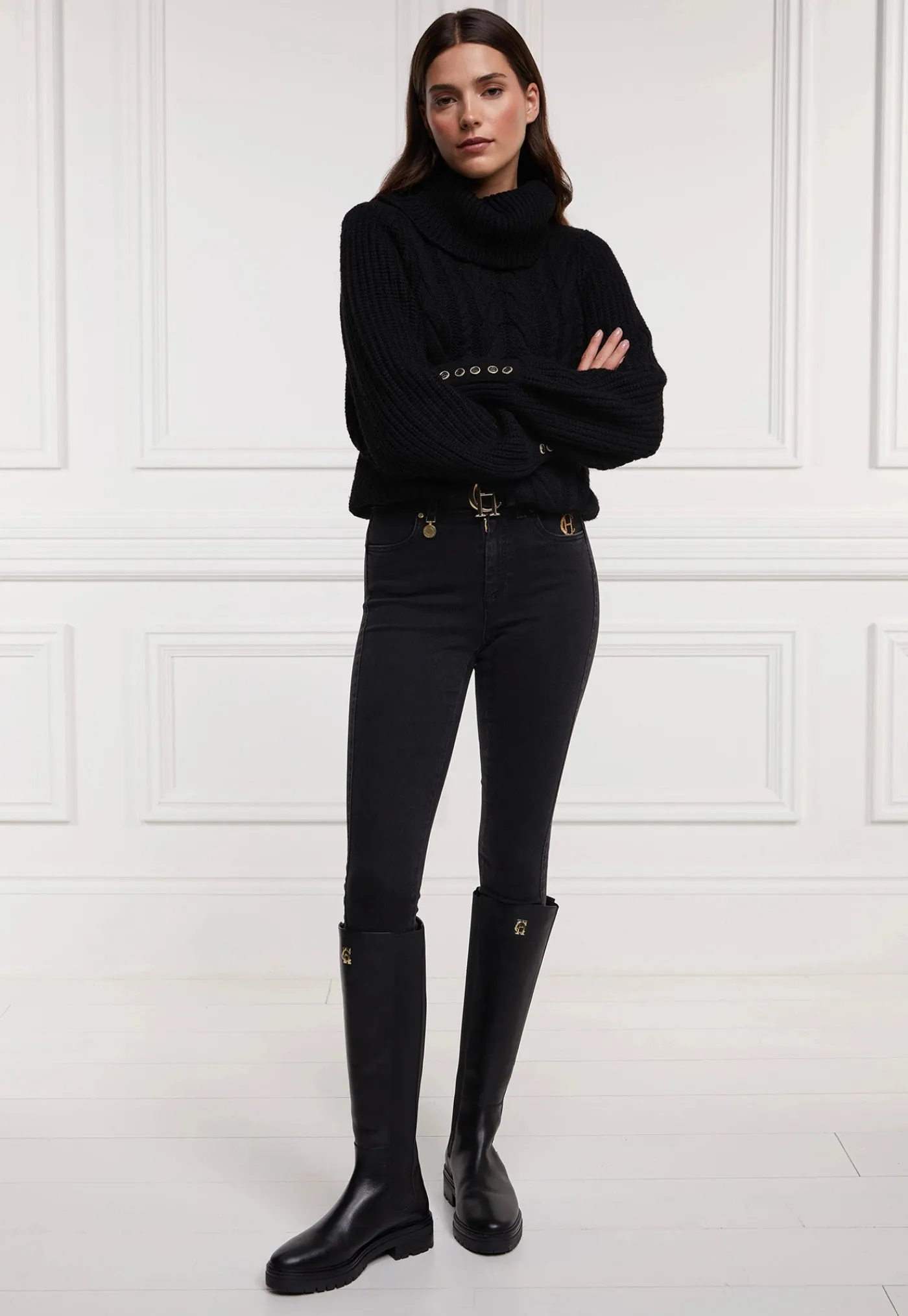 astoria_knee_boot__black_1.webp Discount Astoria Knee Boot - Black Women Footwear | Boots