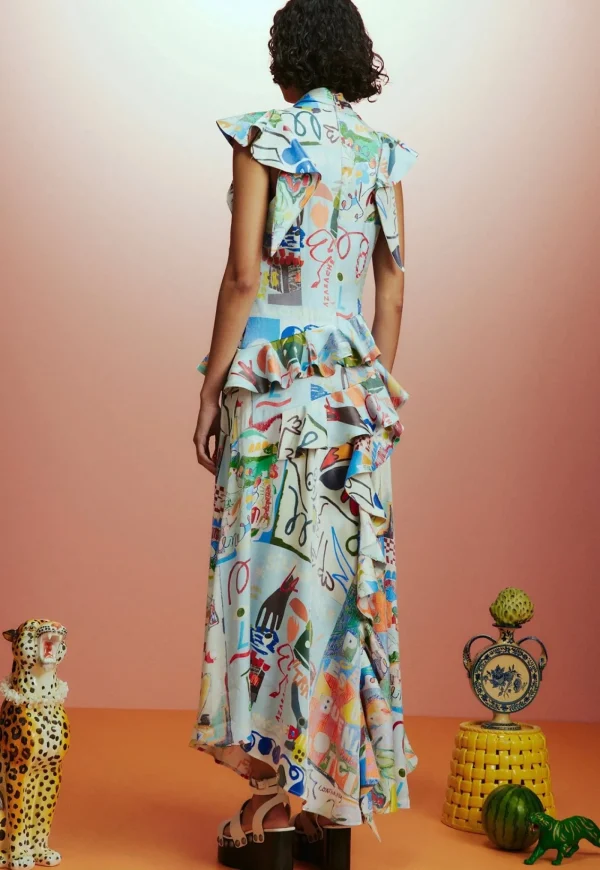 Fashion Aurelia Gown - Multi Women Dresses