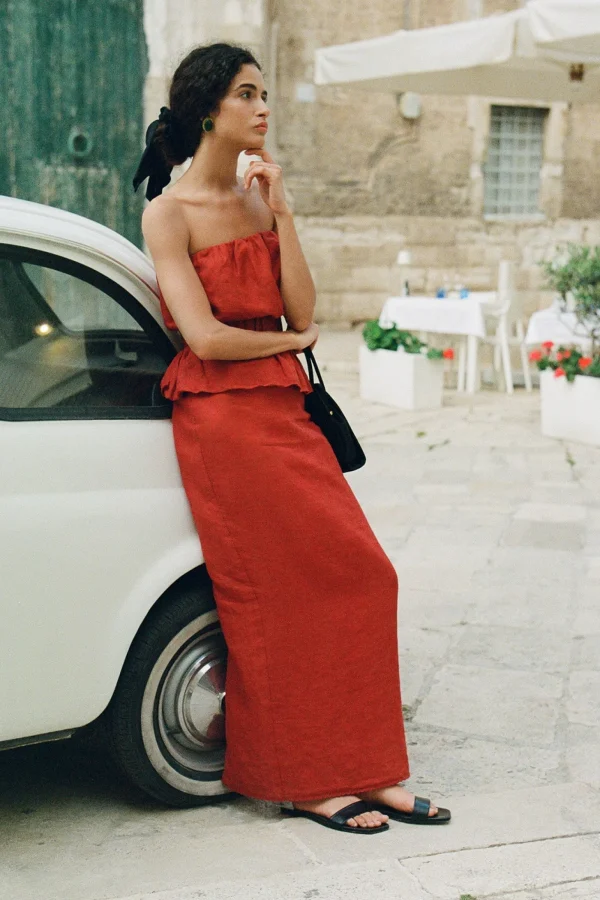Fashion Aurelia Skirt - Merlot Women Skirts