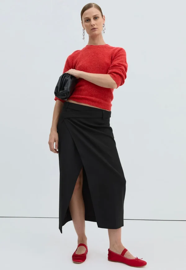New Ballet Flat - Chilli Satin Women Footwear | Flats