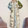 Fashion Bath House Silk Shirtdress - Multi Women Dresses