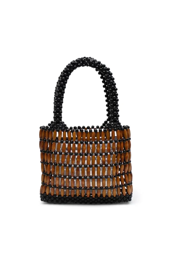 Outlet Beaded Bag - Black/Tan Women Bags | Bags