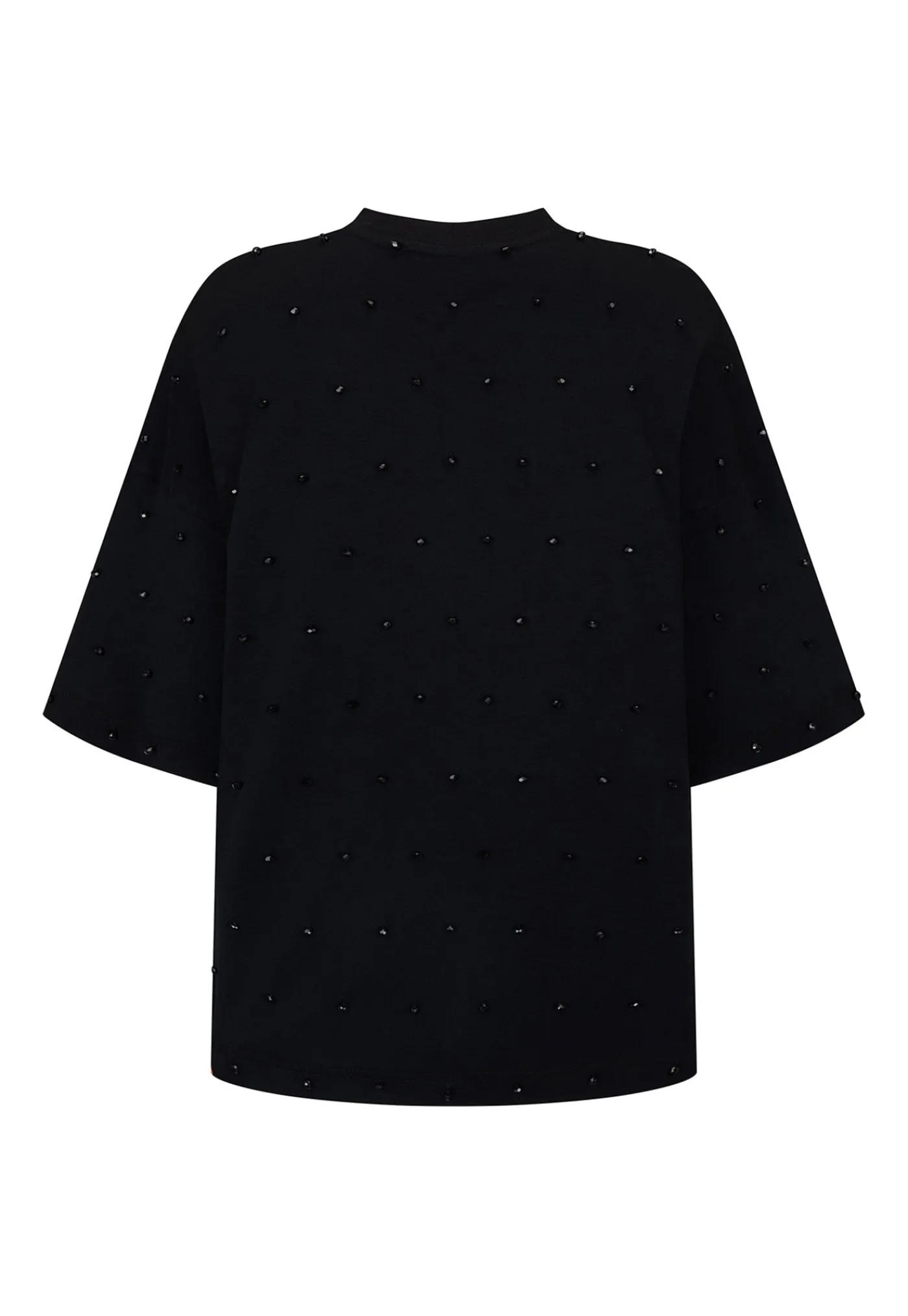 beaded_gibson_tshirt__bla_3.webp Outlet Beaded Gibson T-Shirt - Black Women Tops & Tees