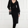 Sale Berkeley V-Neck Dress - Black Women Dresses