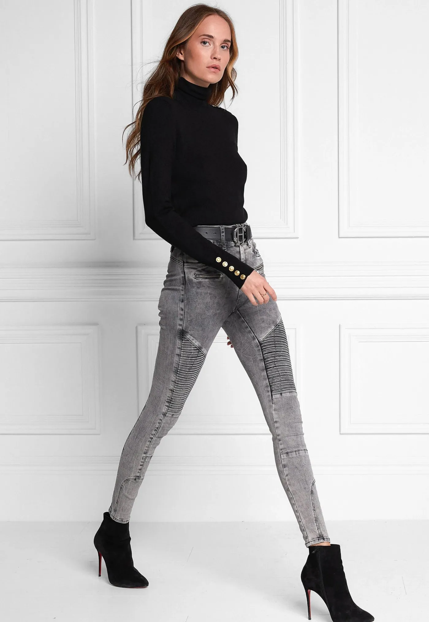 biker_jean__ash_grey_2.webp Outlet Biker Jean - Ash Grey Women Denim