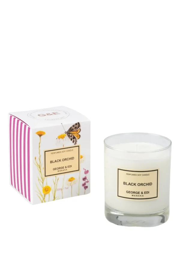 Online Black Orchid Perfumed Soy Candle Candles