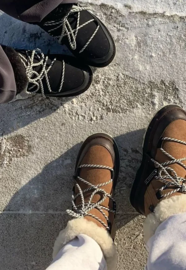 Best Blurred Sheepskin Boot - Chestnut Women Footwear | Boots