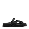 Clearance Braided Sandal - Black Women Footwear | Slides & Sandals