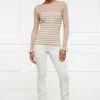 Clearance Bretton Boat Neck Knit - Light Camel Women Tops & Tees