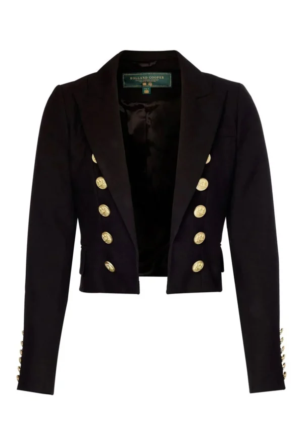 Online Brompton Jacket - Black Barathea Women Blazers & Jackets