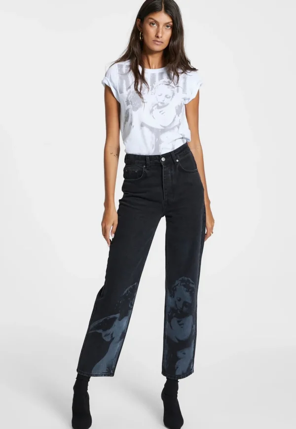 Outlet Brooklyn Jean High Lovers - Black Women Pants
