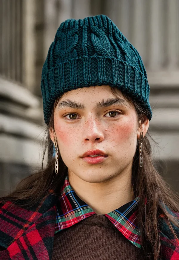 Sale Cable Beanie - Dark Forest Women Hats | Hats