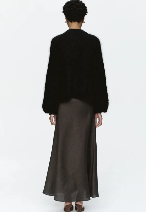 Online Cait Cardigan - Black Women Knitwear