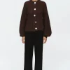 Clearance Cait Cardigan - Chocolate Women Knitwear