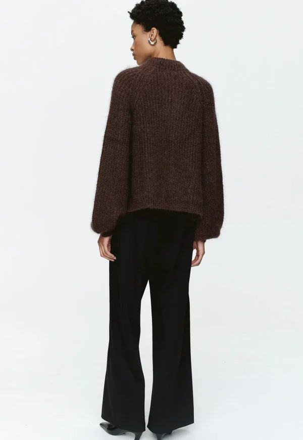 Clearance Cait Cardigan - Chocolate Women Knitwear