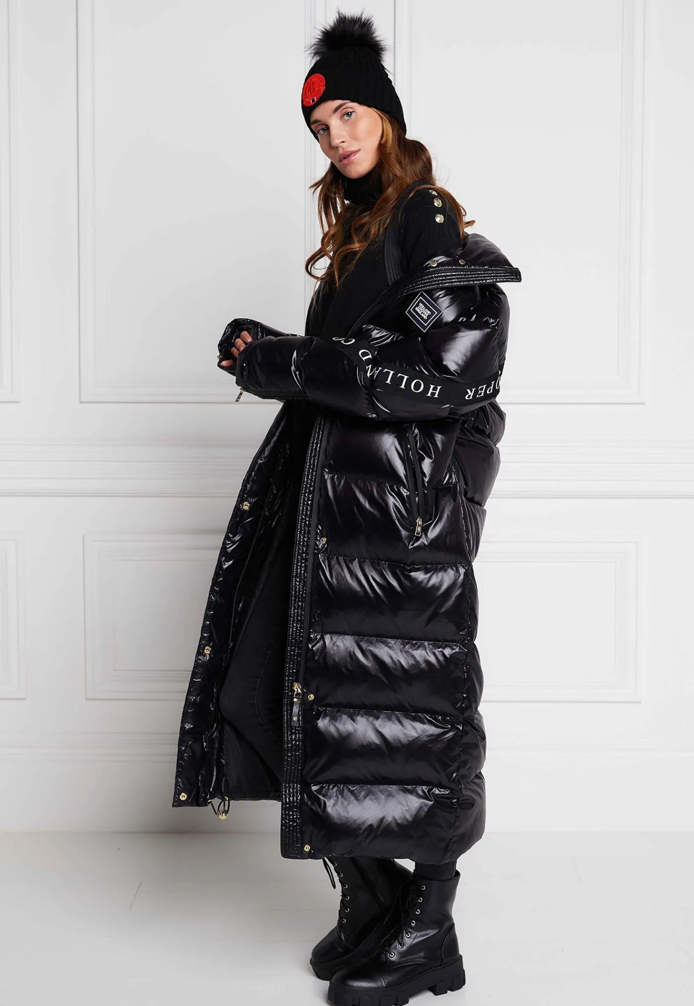 camden_longline_coat__bla_1.webp Outlet Camden Longline Coat - Black Women Coats