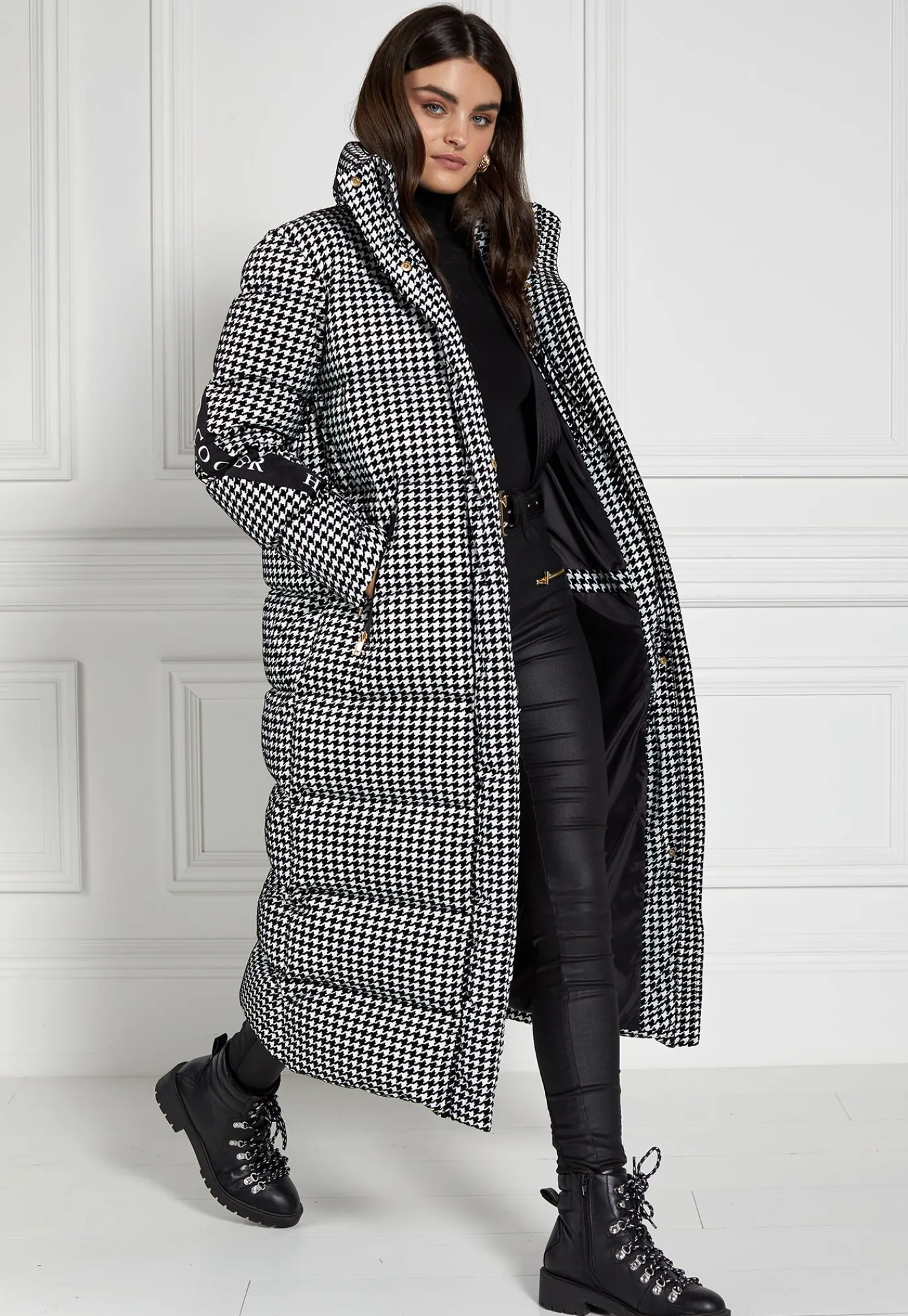 camden_longline_coat__hou_3.webp Clearance Camden Longline Coat - Houndstooth Women Coats