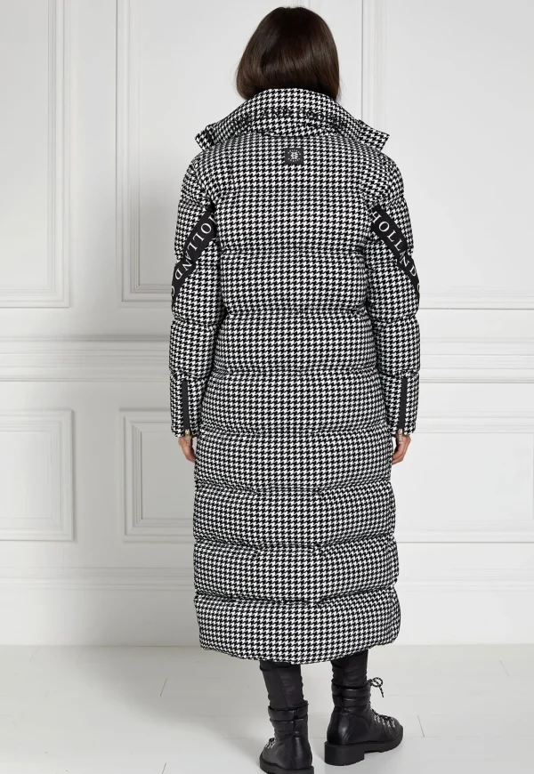 Clearance Camden Longline Coat - Houndstooth Women Coats