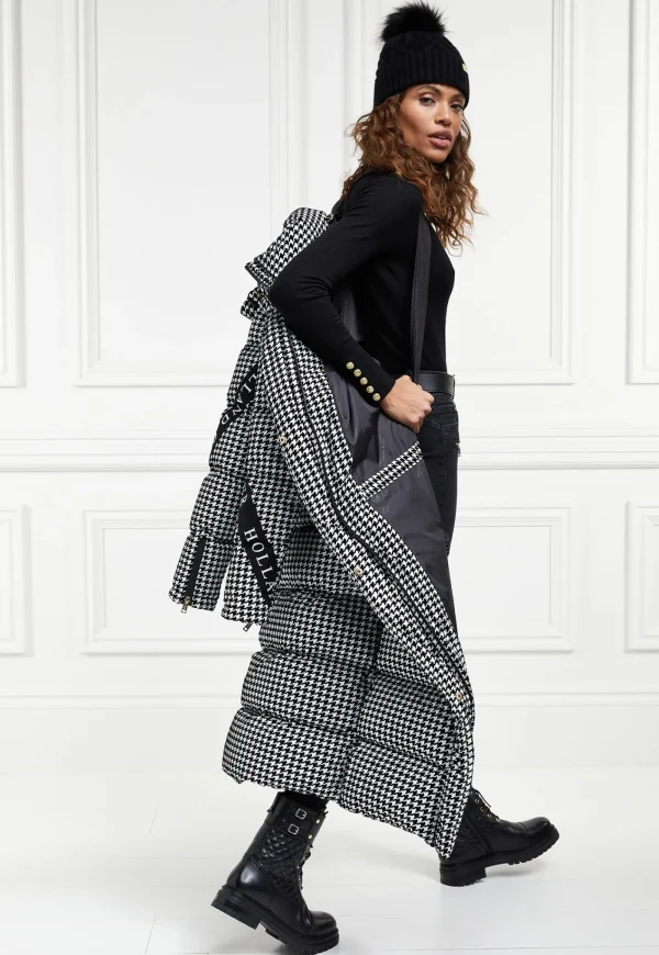 Clearance Camden Longline Coat - Houndstooth Women Coats