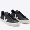 Hot Campo Chromefree Leather - Black White Women Footwear | Sneakers