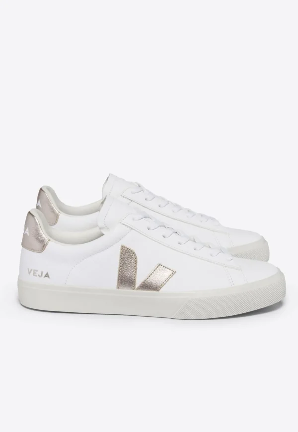 Discount Campo Chromefree Leather - Extra White Platine Women Footwear | Sneakers