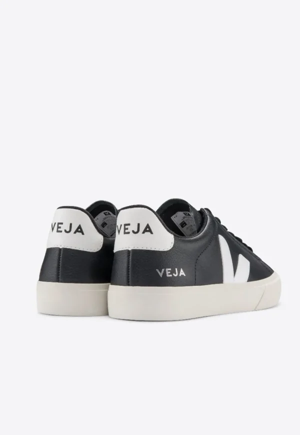 Hot Campo Chromefree Leather - Black White Women Footwear | Sneakers