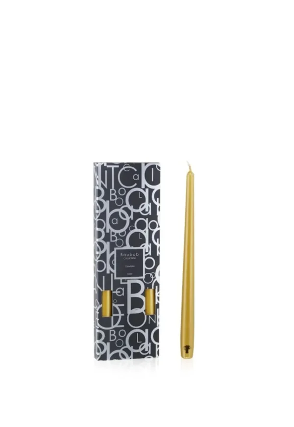 Outlet Candle Sticks - Gold Candles