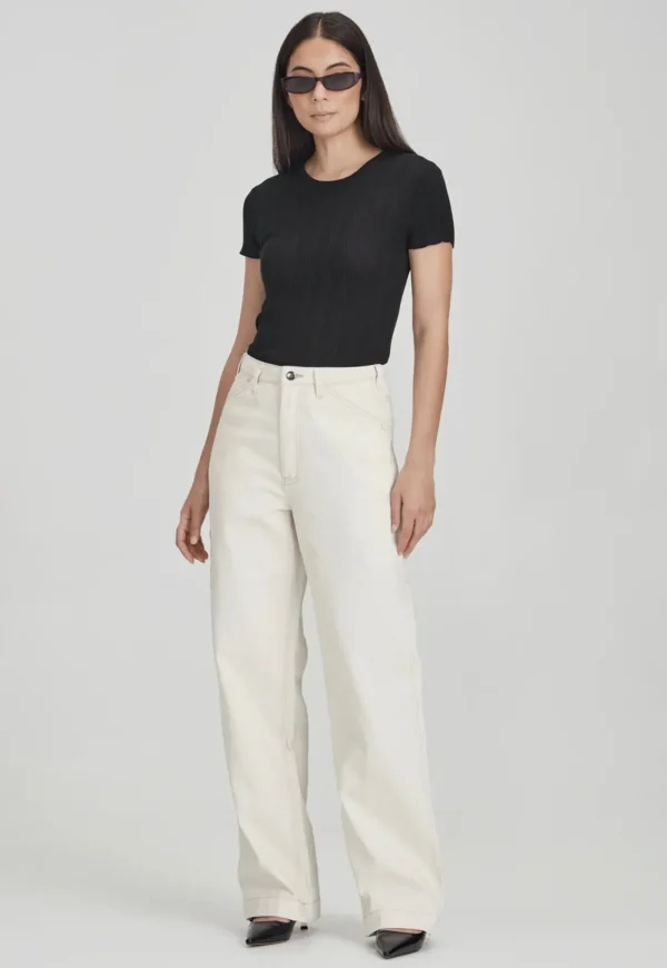 Online Carpenter Pant - Ecru Women Pants