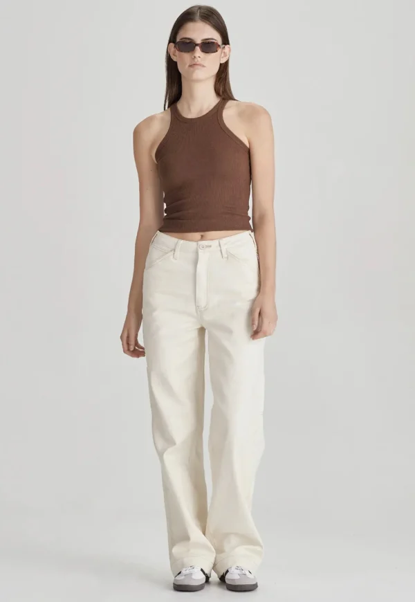 Online Carpenter Pant - Ecru Women Pants