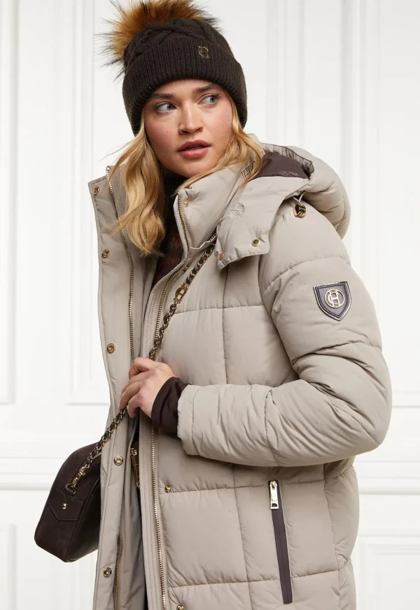 Online Carrington Longline Coat - Stone Women Coats