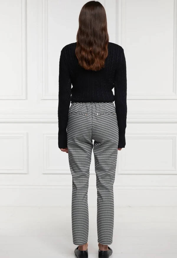 New Charlton Trousers - Houndstooth Gold Women Pants