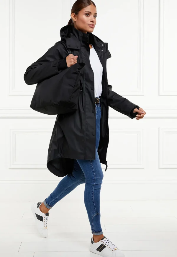 Outlet Chartwell Rain Parka - Black Women Blazers & Jackets