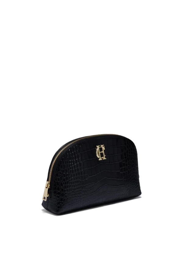 Fashion Chelsea Makeup Bag - Black Croc Women Bags | Bags