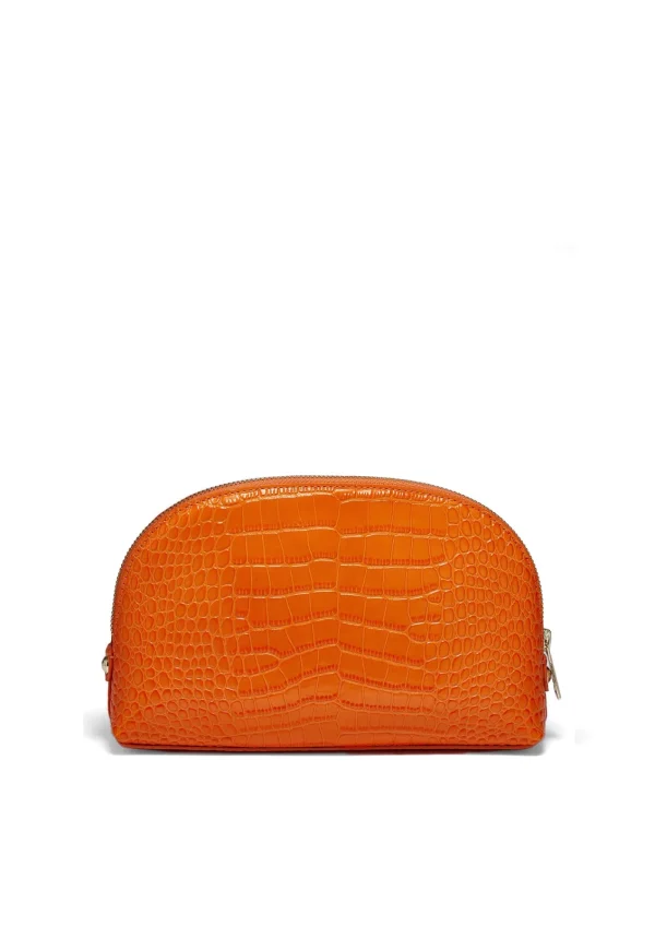 New Chelsea Makeup Bag - Orange Croc Women Bags | Bags