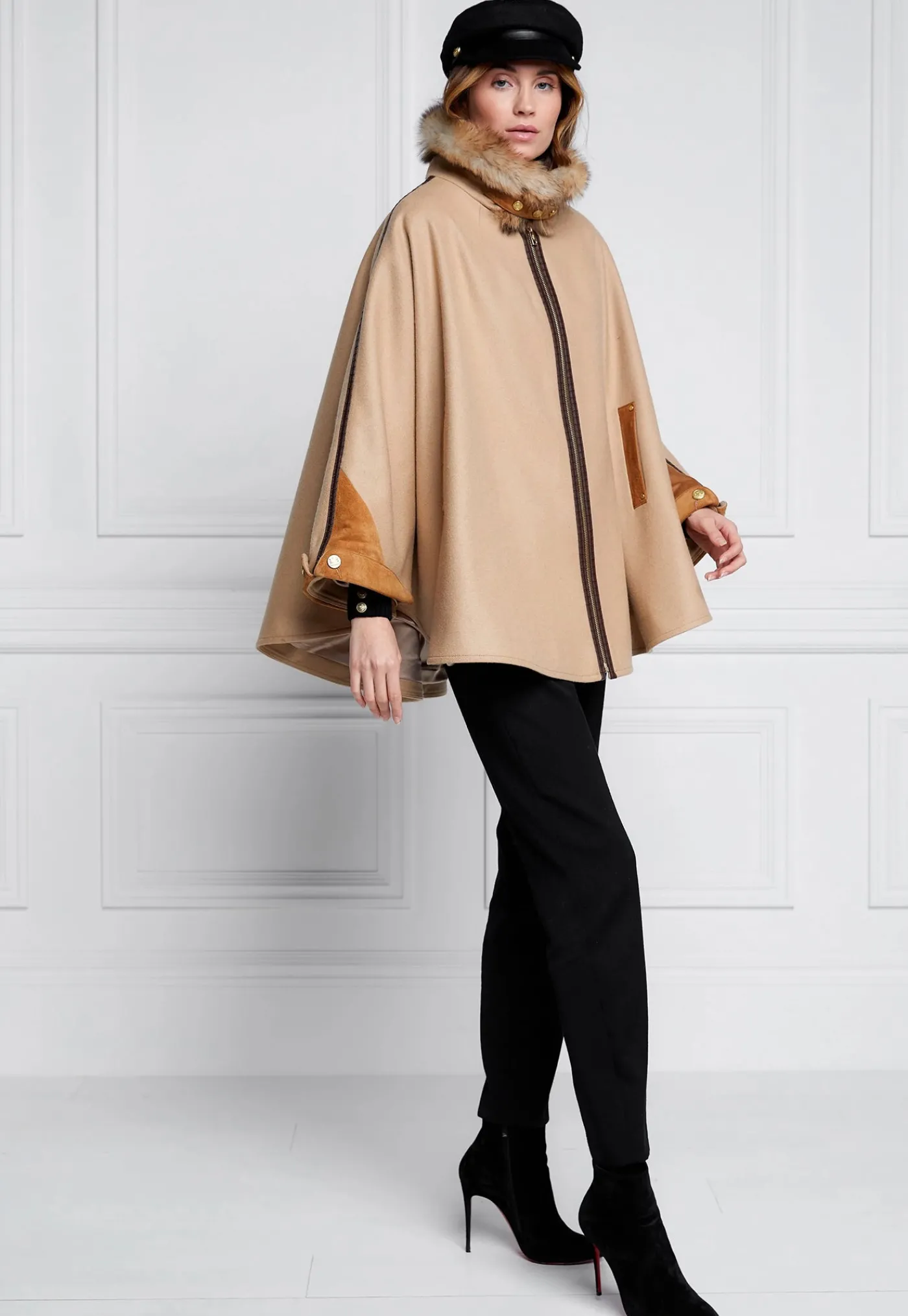 chiltern_cape__camel_2.webp Hot Chiltern Cape - Camel Women Coats