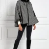 New Chiltern Cape - Houndstooth Women Coats