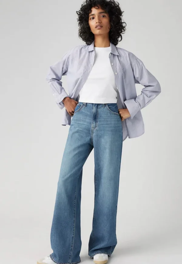 Clearance Cinch Baggy Jeans - Chasing Dreams Women Denim