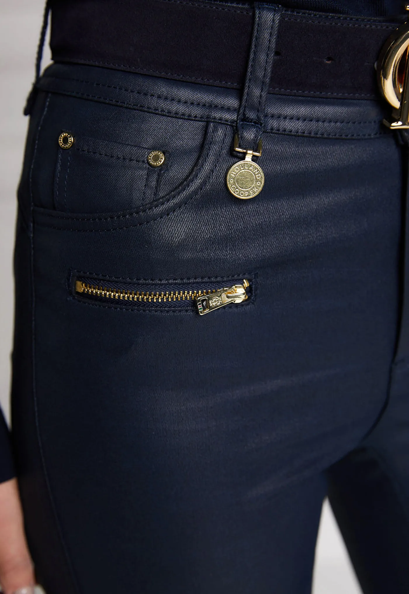 coated_jodhpur_jean__navy_3.webp Fashion Coated Jodhpur Jean - Navy Women Denim