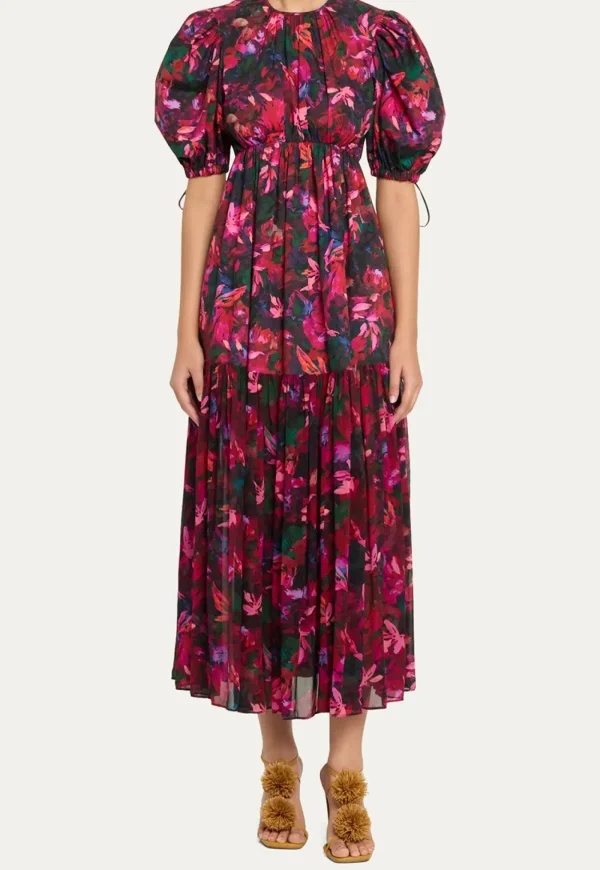 Clearance Collage Dress - Hibiscus Women Dresses