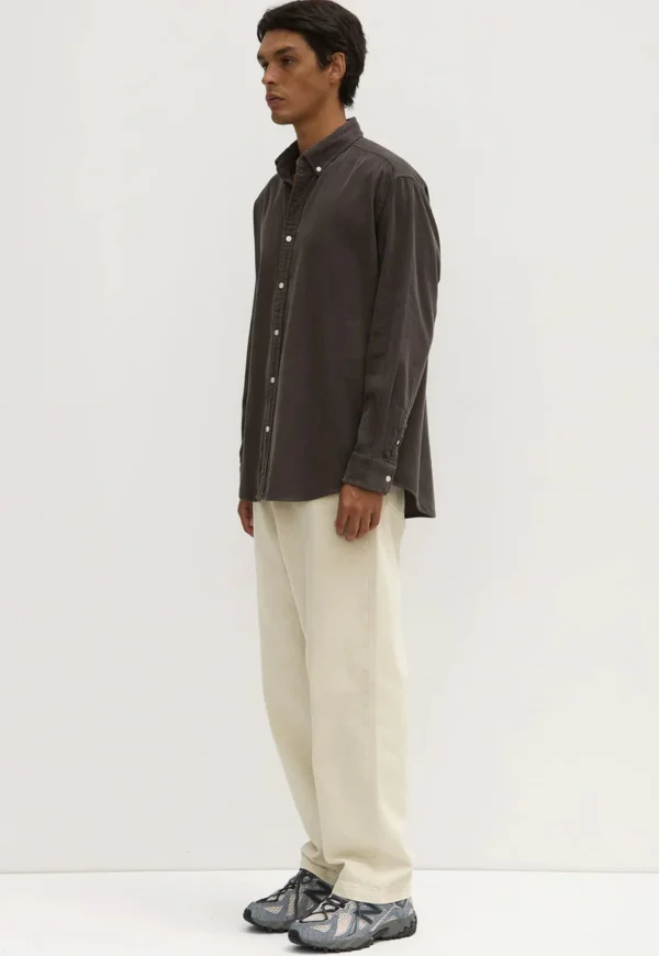 Outlet Cord Long Sleeve Shirt - Washed Graphic Tee's And Shirts