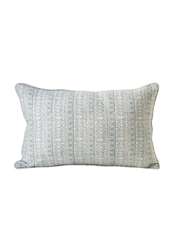Outlet Corfu Celadon Linen Cushion 35x55 Cushions & Throws