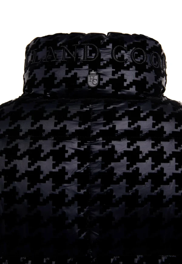Discount Crawford Longline Coat - Mono Houndstooth Women Coats