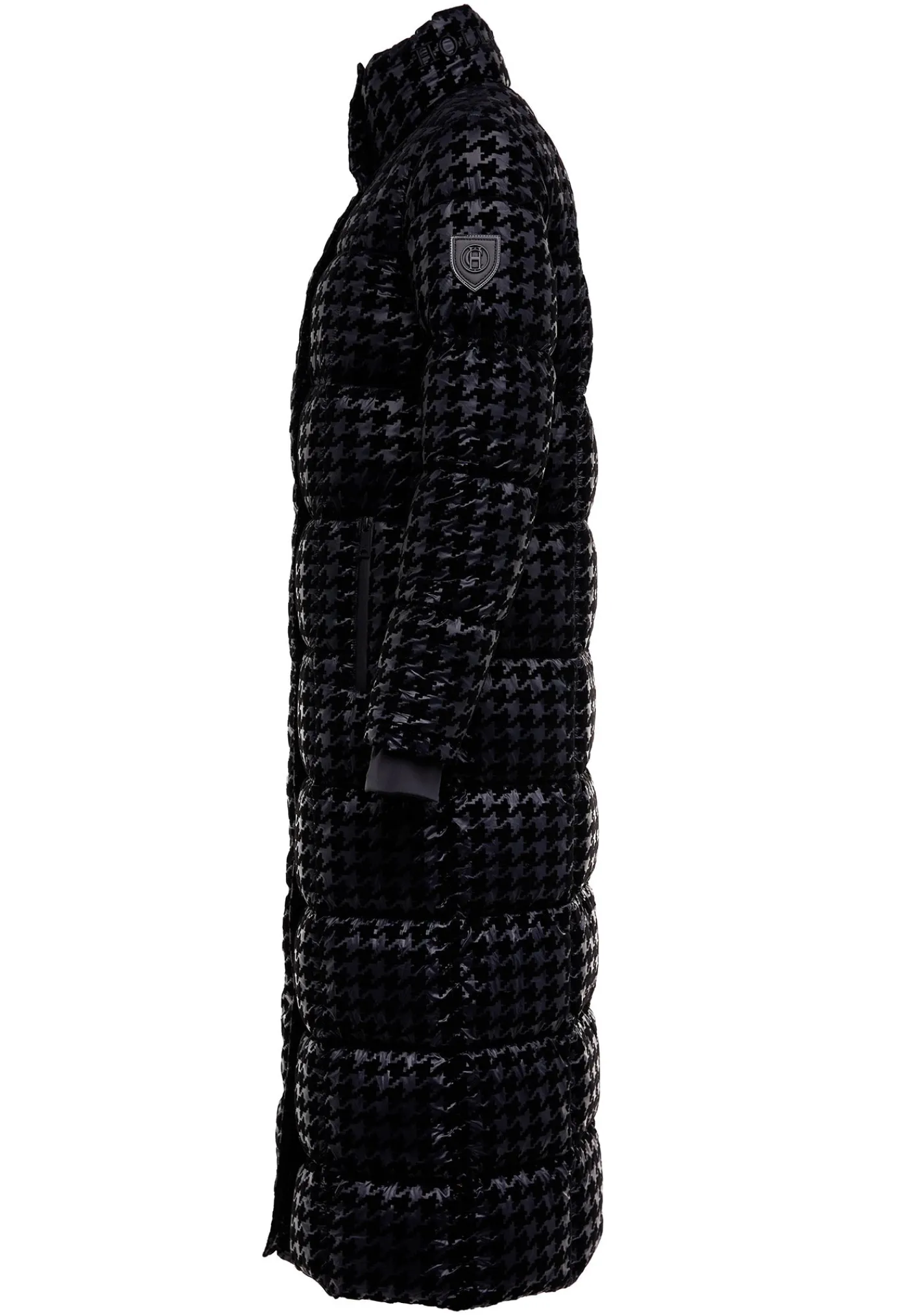 crawford_longline_coat__m_7.webp Discount Crawford Longline Coat - Mono Houndstooth Women Coats